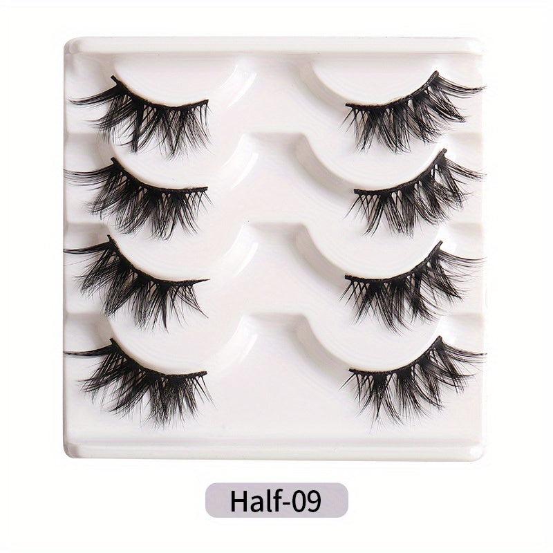 Natural Look 3D Wispy Faux Mink False Eyelashes