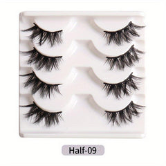 Natural Look 3D Wispy Faux Mink False Eyelashes