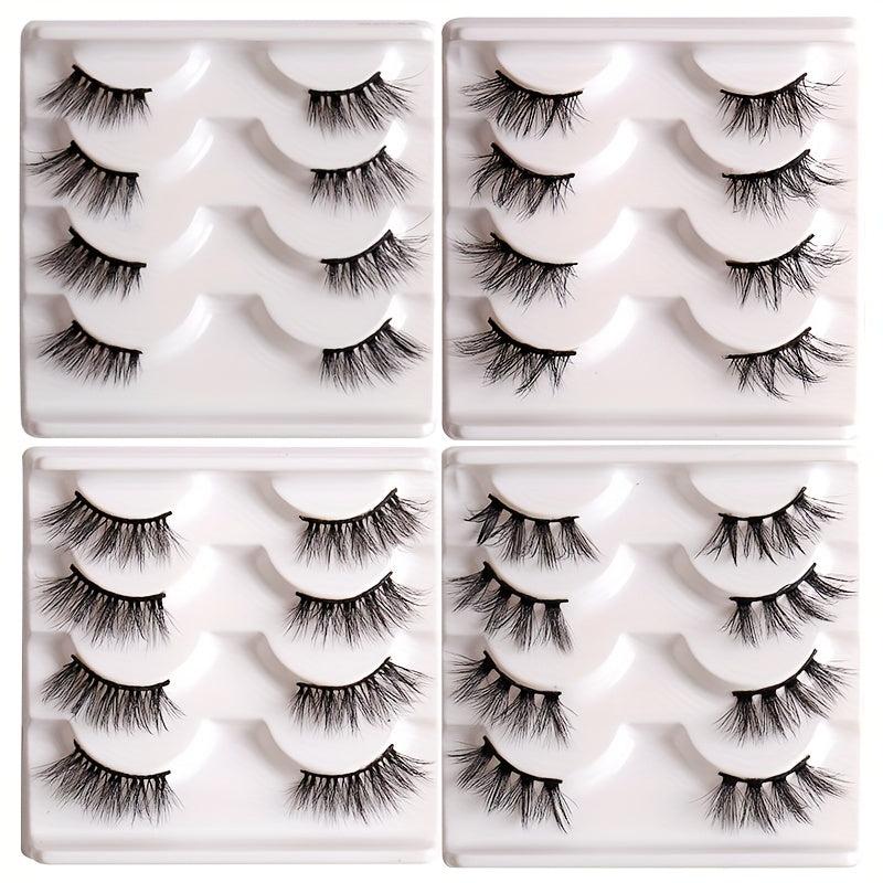 Natural Look 3D Wispy Faux Mink False Eyelashes