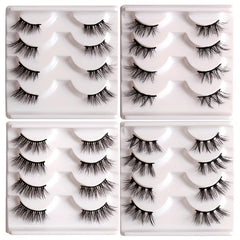 Natural Look 3D Wispy Faux Mink False Eyelashes