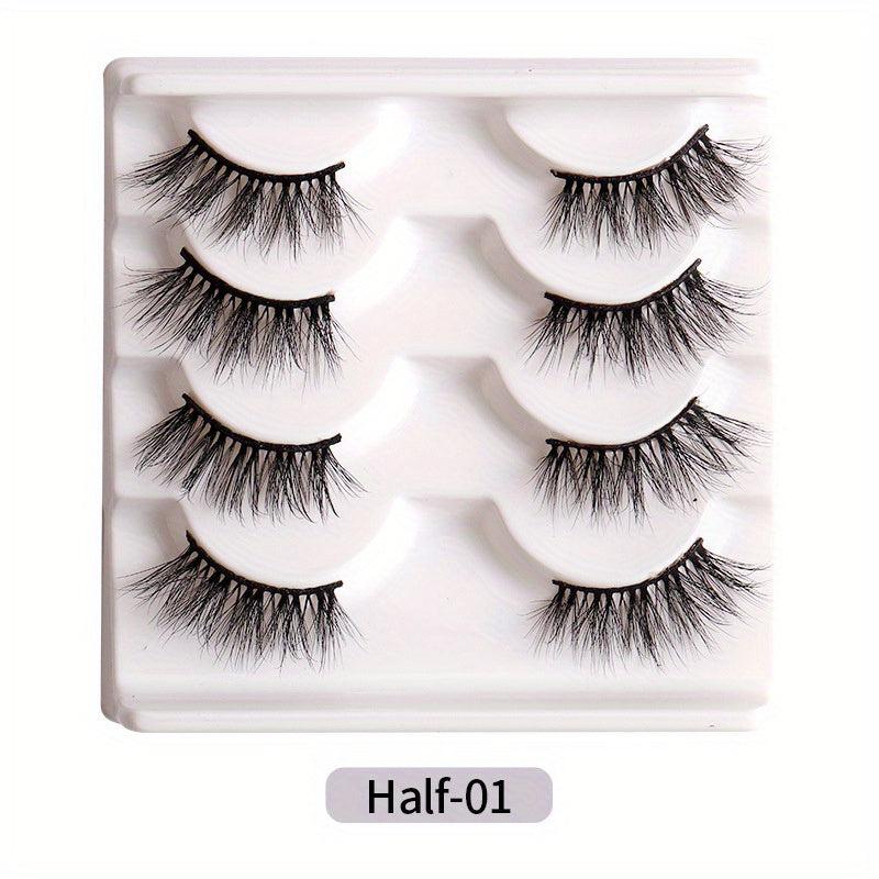 Natural Look 3D Wispy Faux Mink False Eyelashes
