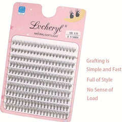 200 Clusters 10D Mixed Eyelashes Extention 9-16mm
