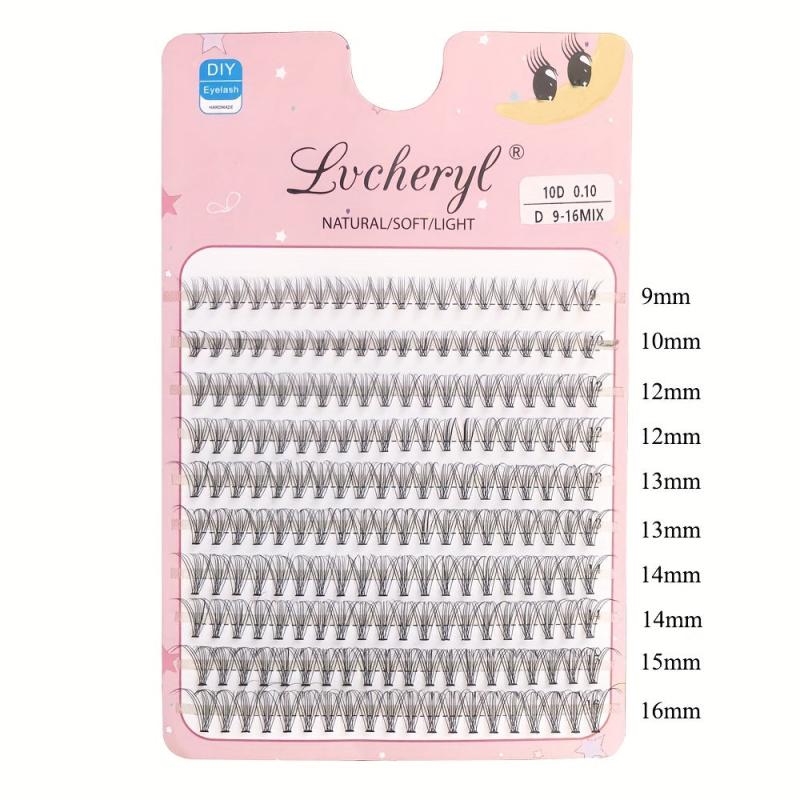 200 Clusters 10D Mixed Eyelashes Extention 9-16mm