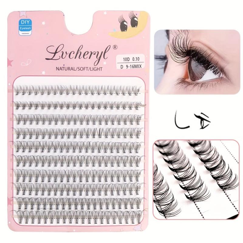 200 Clusters 10D Mixed Eyelashes Extention 9-16mm