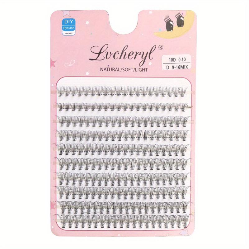 200 Clusters 10D Mixed Eyelashes Extention 9-16mm