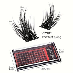 DIY Segmented False Eyelashes Cluster Daily Makeup Grafting Eye Lashes