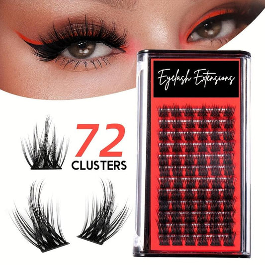 DIY Segmented False Eyelashes Cluster Daily Makeup Grafting Eye Lashes