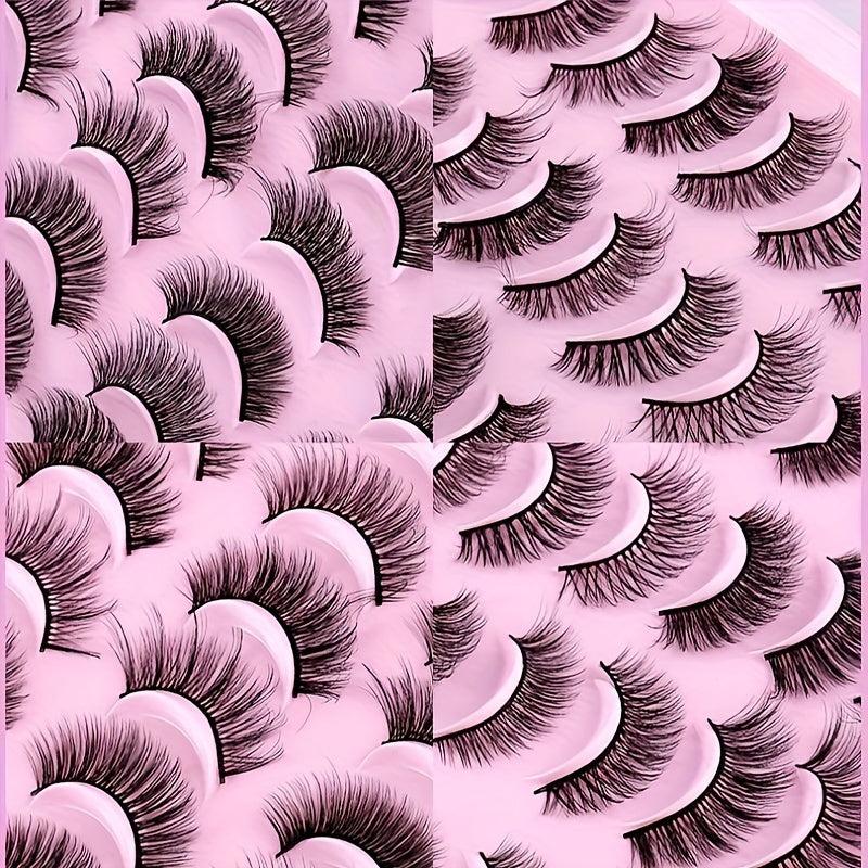 20 Pairs Thick False Eyelashes Long Eye Lashes