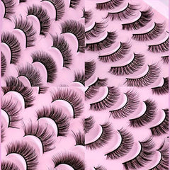 20 Pairs Thick False Eyelashes Long Eye Lashes