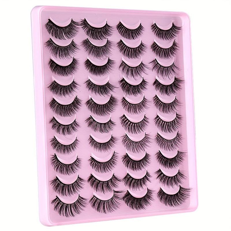 20 Pairs Thick False Eyelashes Long Eye Lashes