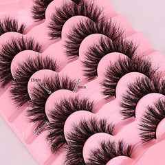 3D Curled Faux Mink False Eyelashes