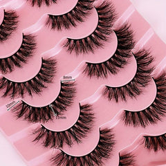 3D Curled Faux Mink False Eyelashes