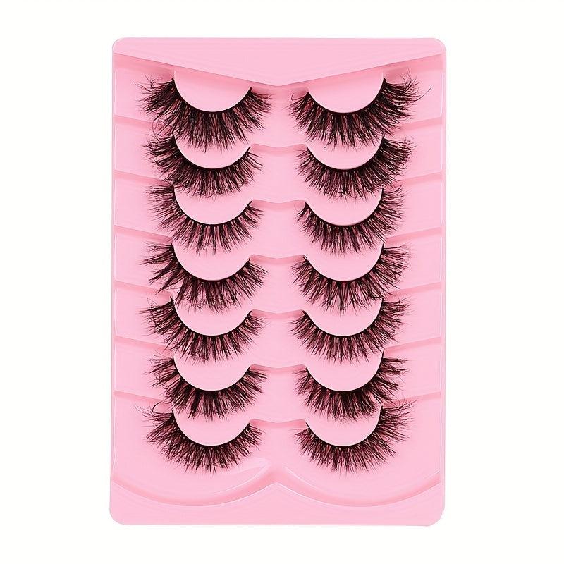 3D Curled Faux Mink False Eyelashes