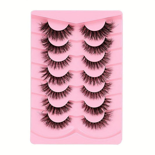 3D Curled Faux Mink False Eyelashes