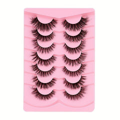 3D Curled Faux Mink False Eyelashes