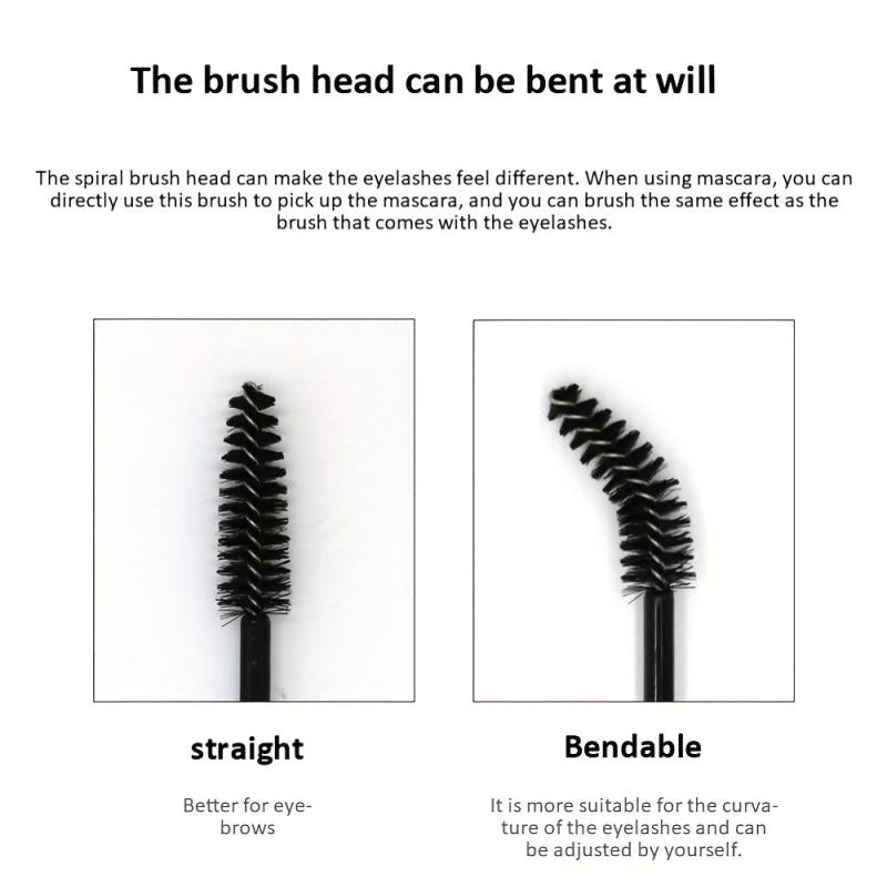 50 Pcs Eyelash Extension Brush Mascara Applicator False Eyelashes Makeup Brush