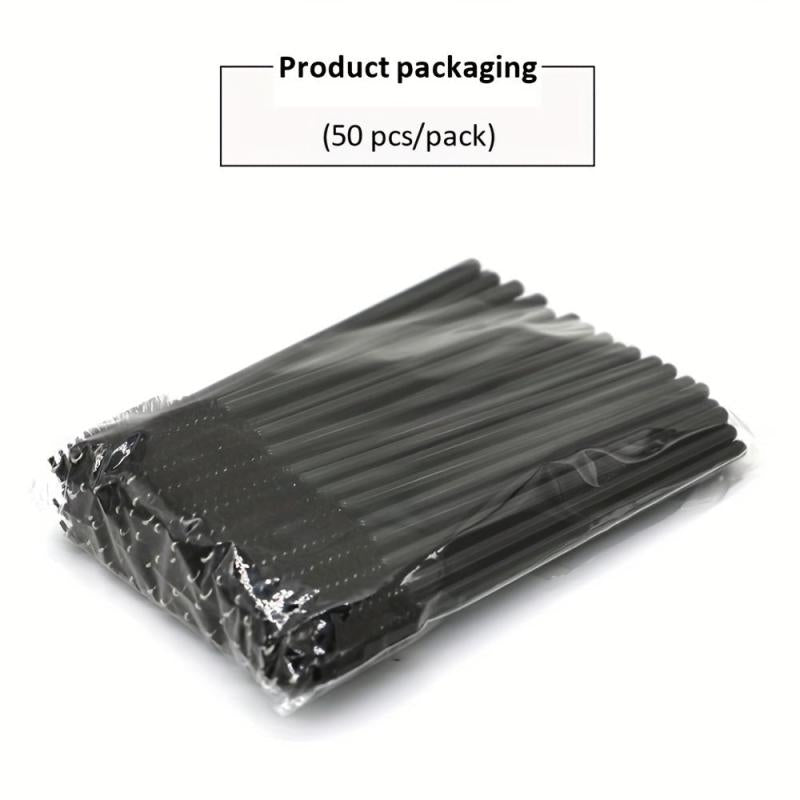 50 Pcs Eyelash Extension Brush Mascara Applicator False Eyelashes Makeup Brush