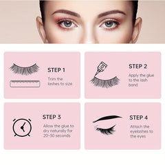 10 Pairs Wispy Soft Faux Mink Hair False Eyelashes