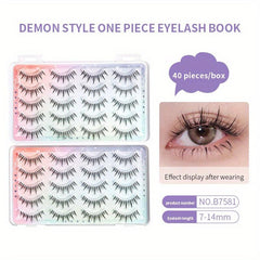 Long & Soft 3D False Eyelashes - Natural & Reusable Lashes