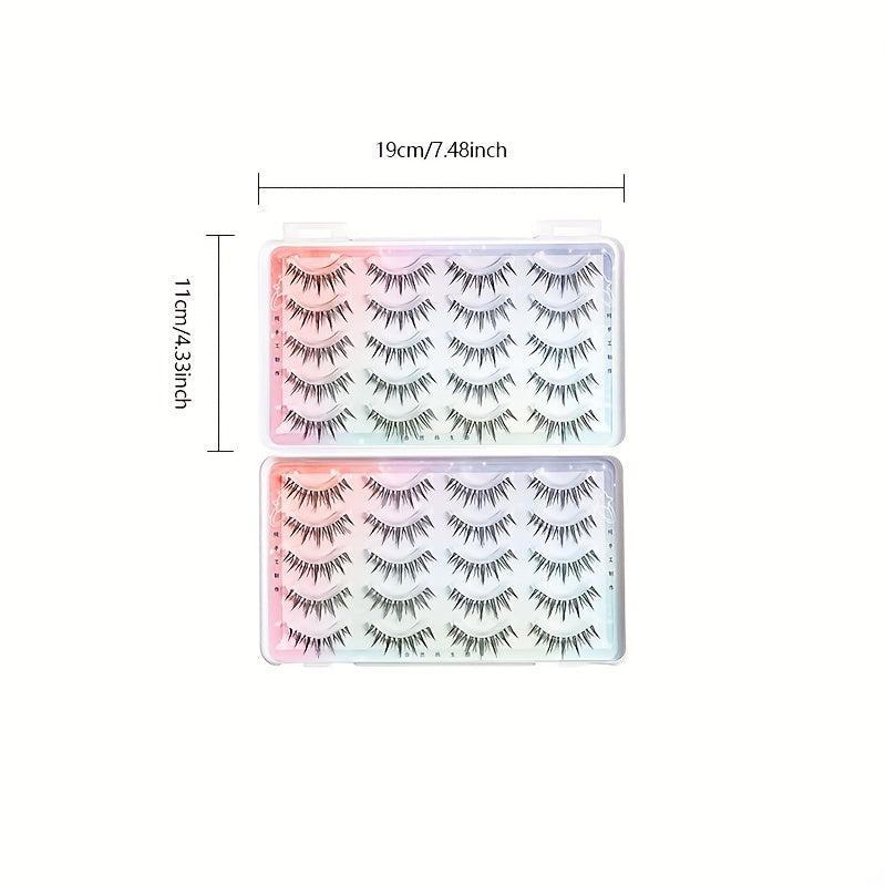 Long & Soft 3D False Eyelashes - Natural & Reusable Lashes