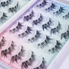 Long & Soft 3D False Eyelashes - Natural & Reusable Lashes