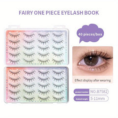 Long & Soft 3D False Eyelashes - Natural & Reusable Lashes