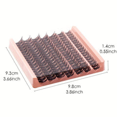 DIY Segmented False Eyelashes Daily Makeup Short And Long Crossed Eyelashes