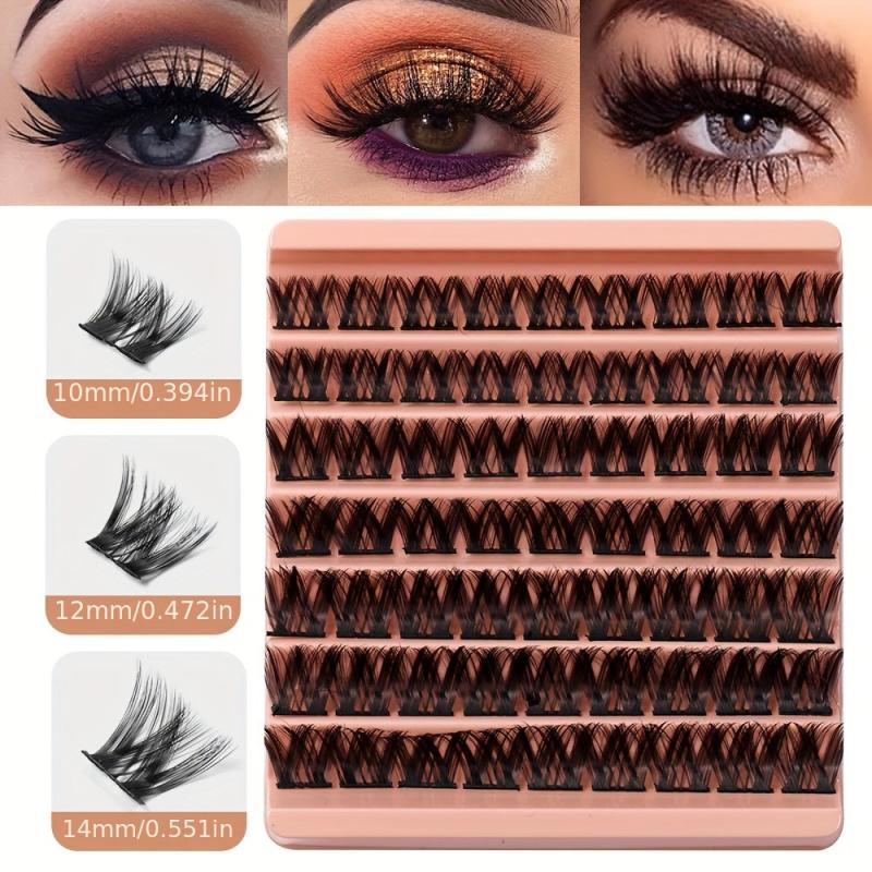 DIY Segmented False Eyelashes Daily Makeup Short And Long Crossed Eyelashes