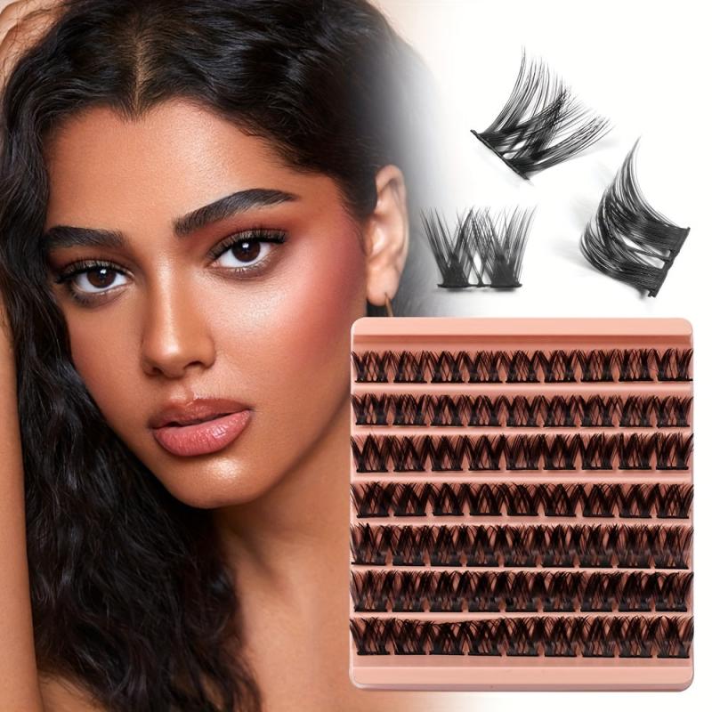DIY Segmented False Eyelashes Daily Makeup Short And Long Crossed Eyelashes