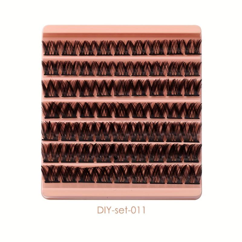 DIY Segmented False Eyelashes Daily Makeup Short And Long Crossed Eyelashes