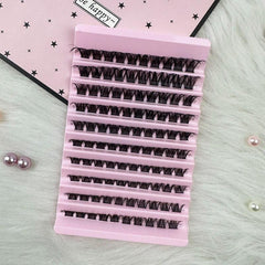 DIY Cluster Lashes 120 Volume Natural Segmented Eyelashes Bundles
