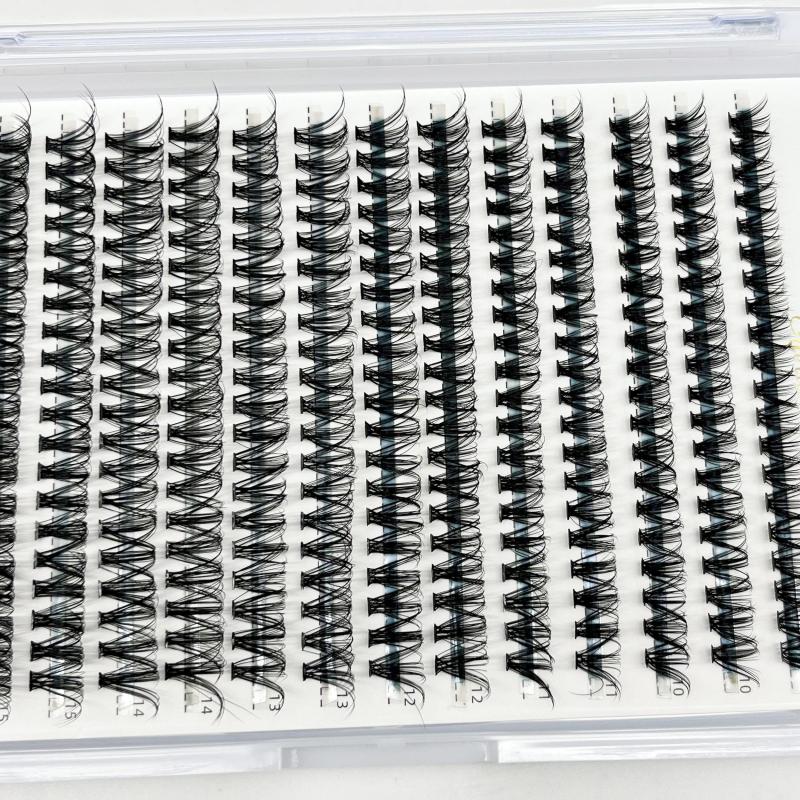 280pcs C Curling Halloween False Eyelashes 9-16mm Mixed Length