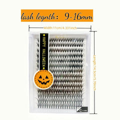 280pcs C Curling Halloween False Eyelashes 9-16mm Mixed Length