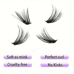 280pcs C Curling Halloween False Eyelashes 9-16mm Mixed Length