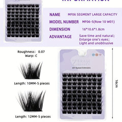 Individual Cluster Lashes Big Eye Makeup False Eyelashes