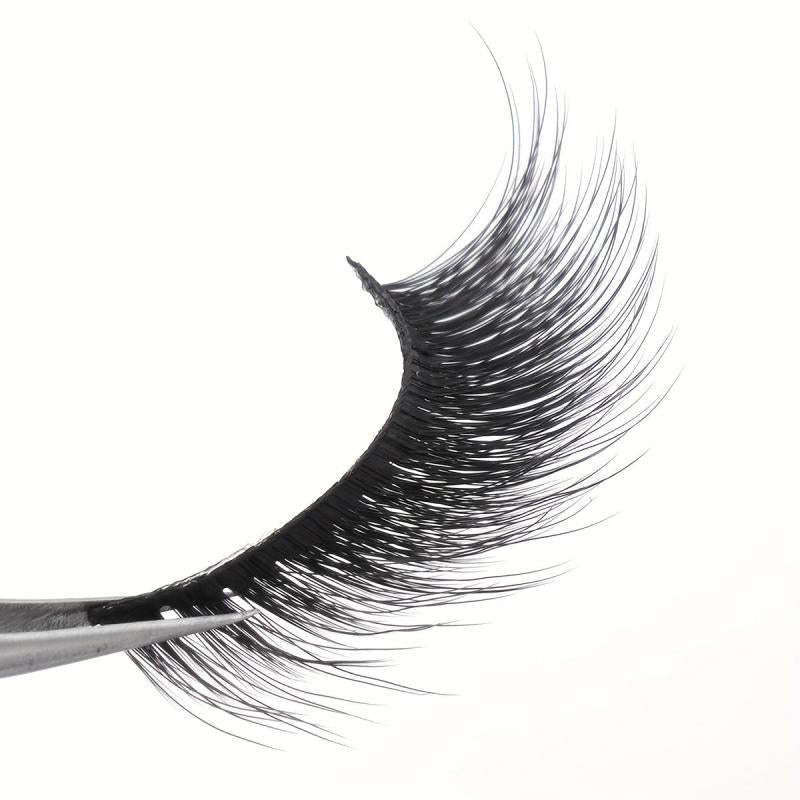 5 Pairs Fox Eye False Eyelashes Cat Eye Natural Mink Hair Dramatic Makeup