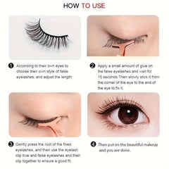 3D Little Devil Style False Eyelashes Thick Long Curly Manga Lashes