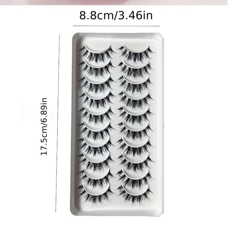 3D Little Devil Style False Eyelashes Thick Long Curly Manga Lashes