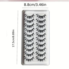 3D Little Devil Style False Eyelashes Thick Long Curly Manga Lashes