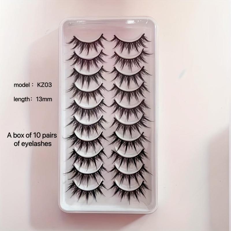 3D Little Devil Style False Eyelashes Thick Long Curly Manga Lashes