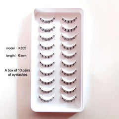 3D Little Devil Style False Eyelashes Thick Long Curly Manga Lashes