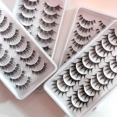 3D Little Devil Style False Eyelashes Thick Long Curly Manga Lashes