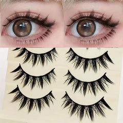 3D Little Devil Style False Eyelashes Thick Long Curly Manga Lashes