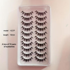 3D Little Devil Style False Eyelashes Thick Long Curly Manga Lashes