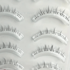 5 Pairs Flame Lower Lashes Manga Cosplay False Eyelashes