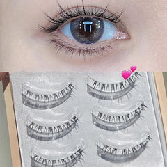 5 Pairs Flame Lower Lashes Manga Cosplay False Eyelashes