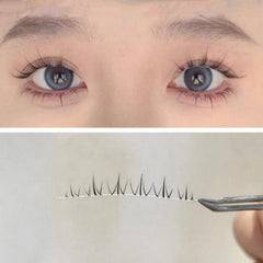 5 Pairs Flame Lower Lashes Manga Cosplay False Eyelashes
