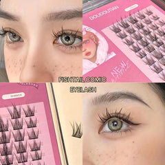 Feather Fan Self Grafting False Eyelashes