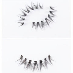 V-shaped False Eyelashes for Women - Natural and Dense, Novice Friendly