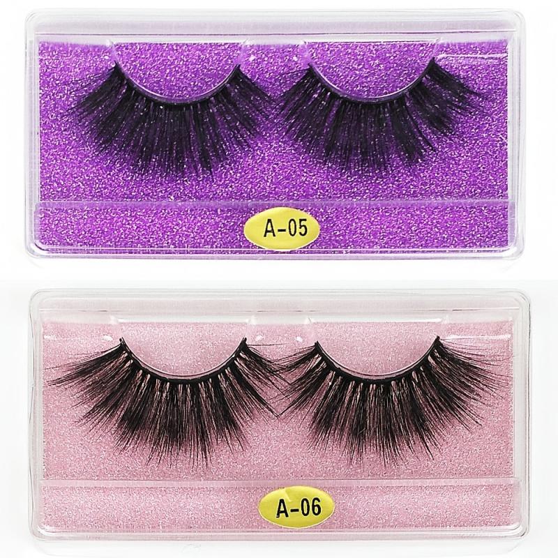 20 Pairs 3D Mink Lashes In Bulk Natural Long Dramatic Makeup Lashes